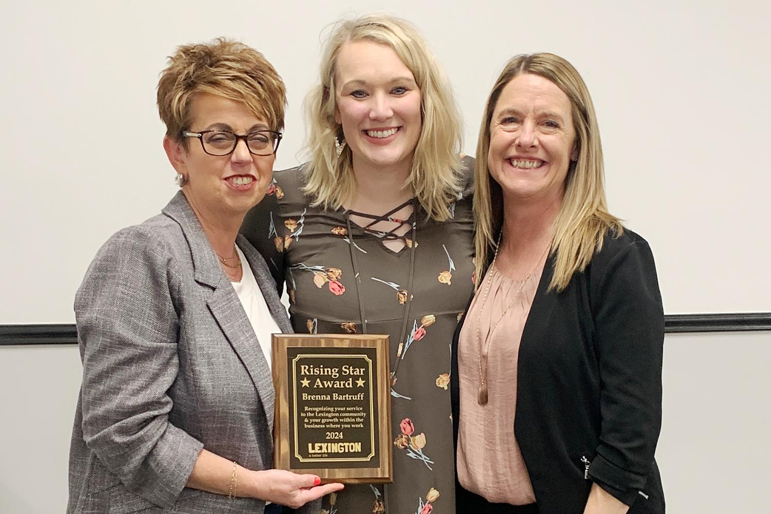Tara Naprstek, Brenna Bartruff, Heather Heinemann