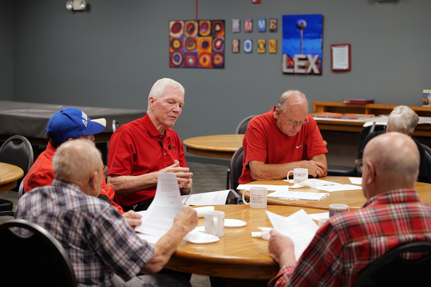 Roger Wells discusses healthcare at the Lexington Grand Generation Center
