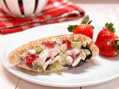 Strawberry Chicken Salad Sandwich